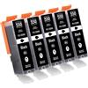 Tinnee PGI-550 Cartucce Compatibili per Canon IP7250 Cartucce Canon PGI-550 per Pixma IP7250 MX925 MX725 MX920 IX6850 MG5450 MG5550 iP7200 iP8750 MG5400 MG5650 MG6350 MG6450 MG6650 MG7150 MG7500