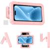 HOTUT Supporto per Telefono da Doccia, Supporto Mobile Impermeabile Doccia, Custodia Impermeabile per Cellulare, Touch Screen HD 360°Rotazione & 120°Regolabile, Scatola Telefono per Telefoni Fino a 7