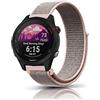KeeFos 18MM Cinturino per Garmin Venu 4 41mm/Venu 3S 41mm/2S/Forerunner 265S/255S/255S Music/Vivoactive 4S 40mm/Vivomove 3S 39mm/Active S/Move 3S, Nylon Cinturino di Ricambio - Rosa