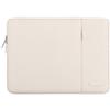 MOSISO 15 pollici Custodia Laptop, 15 pollici Borsa PC Compatibile con MacBook Air M5 A3448 M4 A3241 M3 A3114 M2 A2941 2026-2023, Dell XPS, Poliestere Manica Verticale con Tasca, Sabbia