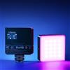 ULANZI VL49 Pro Luce Video RGB, Luce Led Fotografia con Batteria da 2500mAh, Assorbimento a Magnete, Faretto Fotografico a 360° a Colori con 20 Effetti di Luce Simulata per Fotografia di Prodotti