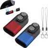 Ermorgen 2 Pezzi Adattatore di Ricarica di Tipo C Compatibile con I Modelli LED-LENSER P&H Adattatore Compatibile con il Cavo di Ricarica del Caricatore Magnetico - Rosso/Blu