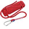 Keenso Paracord, Cordino da 12 mm con moschettone, Accessorio per Corda da Arrampicata(10m) Protezione di Emergenza