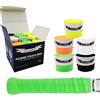 G-Lueck Set da 27 Tennis Premium Overgrip Power Touch - Presa elevata, lunga durata - 0,60 mm di spessore | Fascia per impugnatura per padel, squash, racchette da badminton | antiscivolo