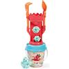 Ecoiffier - Secchio da spiaggia per bambini, 17 cm, tema pirata - macinino da sabbia setaccio pala rastrello stampo incluso - dai 18 mesi - giocattolo per bambini - 260 - Garanzia Francia Origine