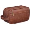 GmeDhc Beauty case da uomo, impermeabile, borsa da toilette con tre scomparti, borsa da lavaggio per uomo con una borsa umida e una asciutta, beauty case da uomo, borsa da toilette, Fashion