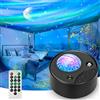 ibell Lampada Proiettore Stelle, Proiettore Aurora Cielo Stellato, LED Lampada Cielo Stellato con Telecomando, Rumore Bianco, Timer, Regalo per Adulto Decorazione della Stanza