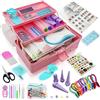 Syzopq quilling kit completo kit per quilling di carta carta per quilling utensili per filigrana di carta con custodia