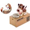 ds. distinctive style DSstyles Cane Affamato Salvadanaio Salvadanaio Mangiare Moneta Munching Toy - Bianco, Regalo di Compleanno Ideale, Regalo di Natale per Bambini (Marrone e Bianco)