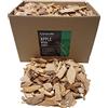 Exstream Trucioli di legno per barbecue e affumicatura *Oltre 16 grandi sapori in 1, 5 e 10 litri * (Apple 5 litri)