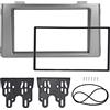 EVTSCAN Autoradio stereo, 2DIN Car Stereo Radio Fascia CD DVD Cruscotto di ricambio per IVECO Daily 2006-2014