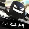 Cosysparks Divertente Adesivo Specchietto Auto, 2 Pz Decorazione Monster Sorridente Face Car Decal per Specchietto Retrovisore