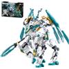 CSNRHG Cavallo Bianco Drago Samurai mech Robot Modello Cavaliere 2 in 1 Set di Mattoncini da Costruzione Giocattolo Mitico per Compleanno per Età 8+ Bambini Adulti Adolescenti 731 Pezzi
