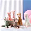 Zomiboo 6 mini animali di peluche alpaca, 20 cm, peluche per bambole di alpaca, dolce piccola lama di peluche, mini decorazione per ragazzi, ragazze, compleanni, matrimoni, feste, imbottiture fai da