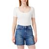 United Colors of Benetton Short 4YO7D900R Pantaloncini, Denim 902, 25 Donna