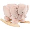 NATTOU Dondolo Bambini da 10-36 mesi a Peluche colore Rosa - Elefante