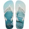 Havaianas Top Surfer I Uomo Infradito Grigio acciaio/ Nero/ Arancione tramonto 43/44 EU