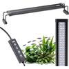 Hydor AQ LUX REEF 500 Lampada LED per Acquario d'Acqua Dolce 24 W (2000 lm) Spettro professionale, Dimmer e Timer Programmabile, Staffe Regolabili, Alimentatore Incl, IP67, 50 x 8 x h 9,5 cm