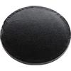 Dekora - Vassoio Torta Rotondo in Cartone Nero - Diametro 30 cm