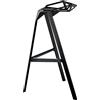 Magis - Sgabello alto impilabile One - Nero - Alluminio - Designer Konstantin Grcic