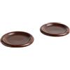 Hay - Ø 18 cm - Set di 2 Barro - Rosso - Gres smaltato - Designer Pereira Office