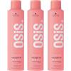 Schwarzkopf Professional - OSiS+ Volume Up 300 ml Spray Booster Volume - Set di 3