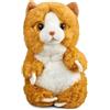 Keycraft Living Nature Gattino zenzero per bambini | Gatto morbido e morbido | Regalo giocattolo morbido per neonati e neonati | Naturli ecologico