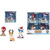 Jada Toys Sonic The Hedgehog - Figura natalizia (1 pezzo) - 1 di 3 personaggi da collezione in metallo (Sonic, Tails, Knuckles) per fan e bambini a partire dagli 8 anni, scelta casuale, 6,5 cm, onda 2