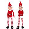 ColorBaby Elves Behavin' Badly, confezione da 2 Elfi birichini, Ragazzo e Ragazza, 30 cm, Tradizione natalizia, Braccio e gambe flessibili, Mani con velcro, Bambole di Natale, Gioco natalizio per