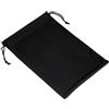 PATIKIL Sci Maschera Borsa, 18cm x 27cm Borsa per Occhiali Custodia Maschera Morbida Coulisse per Occhiali Sole Vista Obiettivi Fotocamera, Nero