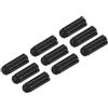 PATIKIL Freccetta Volo Protezioni Lega Alluminio Freccetta Accessori Salva Ala per Acciaio e Plastica Voli - 9pz (Nero)