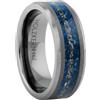 HOLZKERN Anello da uomo sumo meteorite/lapis lazuli Misura 20 | gioielli alla moda per uomo