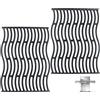 Nordic Bbq Store Set di 2 griglie in ghisa per Napoleon Prestige 500, PRO 500, LEX 485 - 45 x 33,5 cm (ciascuna), 45 x 67 cm (totale) - griglie di ricambio resistenti