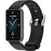 GIOPUEY Cinturini Compatibile con Honor Band 9, Morbido Silicone Cinturino [Resistente all'Usura] [Traspirante] - Black