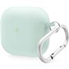elago Liquid Hybrid Custodia Compatibile con Custodia AirPods 4 - Protezione a Tre Strati, Portachiavi Incluso, Ricarica Wireless, Resistente agli Urti (Menta)