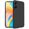 N NEWTOP Cover Compatibile per OPPO A98 5G, Custodia TPU SOFT Gel Silicone Ultra Sottile Flessibile Case Posteriore Protezione Fotocamera Anti Urto Guscio Scocca Colorato (Nera)