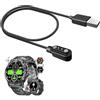 MBROS Compatibile per Cavo USB Compatibile per ESFOE 2024 Smartwatch Orologio Intelligente Uomo 1.43 ‎SML6-J (Nero)