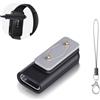 Ermorgen 1 adattatore USB C compatibile con 5 V/1 A, adattatore di ricarica portatile per Samsung Galaxy Fit 3/Huawei Watch Fit 3/2/fit/mini, Huawei Band9/8/7/6/6 Pro/Honor Band 9/7/6/ES nero
