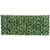 Easycomfort Rotolo di Siepe Artificiale per Balcone e Giardino in PE Anti-UV, Siepe Finta con Foglie Verde Scuro 240x100cm