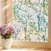 shinfly Pellicola per Vetri Finestre Decorativa, Pellicola Adesiva Vetri Elettrostatica 44.5x200cm, Vetrofanie per Finestre Anti UV Adatto per Ufficio Bagno Camera da Letto Soggiorno Cucina