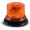 Qiping Spia luminosa orange LED 12v 24v, luci stroboscopiche di emergenza amber - faro rotante giallo - 8 modalità - con E-mark - Impermeabile - Montaggio a vite