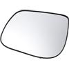 MIRROVIA Specchio Retrovisore Sinistro Lato Passeggero Non Riscaldato Vetro di Ricambio con Piastra di Supporto No.87611G6000 per Kia Picanto 2011-2024 Sostituzione Auto
