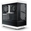HYTE Case Hyte Y40 Midi Tower Vetro Temperato Bianco Nero