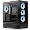 AEROCOOL Case Aerocool P500B Midi-Tower ATX Vetro Temperato RGB Nero