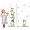 Doukesh Metro Bambini Parete Adesivo Metro da Parete per Bambini Grafico di Crescita del Bambino Metro da Bambini Parete Asta di Altezza per Bambini Tabella Di Altezza Wall Stickers Bambini Parete Adesivi B