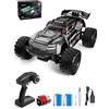 Kiztoys Macchina Telecomandata - 2,4 GHz RC Car Alta Velocità Offroad 40 km/h 1:18, 4WD Auto Radiocomandata con 2 Batterie 70 Minuti, Monster Truck Crawlers Regadi per Bambini Adulto