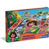 Clementoni - Puzzle Interattivo da Pavimento Dora l'Esploratrice, 24 Pezzi, per Bambini 3+ Anni, Rispondi ai Quiz con la Penna Interattiva, Idea Regalo, Made in Italy, 62x42 cm, 16687