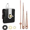 AURIVEE® Meccanismo per Orologio da Parete Silenzioso - Movimento al Quarzo Senza Rumore con Lancetta dei Secondi, Adatto per Orologi da 30 cm (12 Pollici), Kit DIY di Ricambio con Lancette Grandi