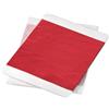 QUARKZMAN Carta Foglia Rossa Foglia d'Oro Foglio 5.5 x 5.5 Pollici per Decorazione Artistica, Sculture, Pacco da 100