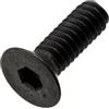 AERZETIX - Set di 25 viti metalliche M2x6 mm con testa svasata esagonale incassata HEX1.3 | passo filettatura: 0.4 mm | in acciaio brunito | per assemblaggi meccanici e progetti creativi